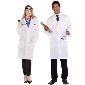 Doctors Lab Coat Costume Unisex Adult